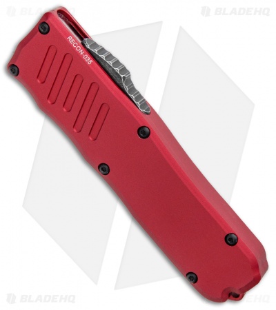 Guardian Tactical RECON-035 D/A  Dagger OTF Automatic Knfe Red (3.3" DSW Serr) 