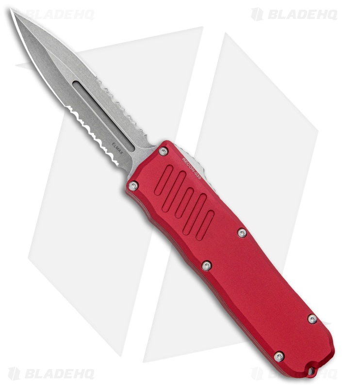 Guardian Tactical RECON-035 D/A Dagger OTF Automatic Red (3.3" SW Serr) 94532