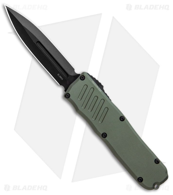 Guardian Tactical RECON-035 D/A Dagger OTF Auto OD (3.3" Black Tactical)