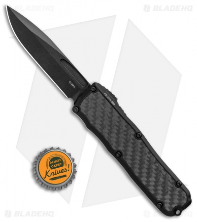 Guardian Tactical RECON-035 D/A OTF Automatic Knife CF Inlay (3.3" Black)