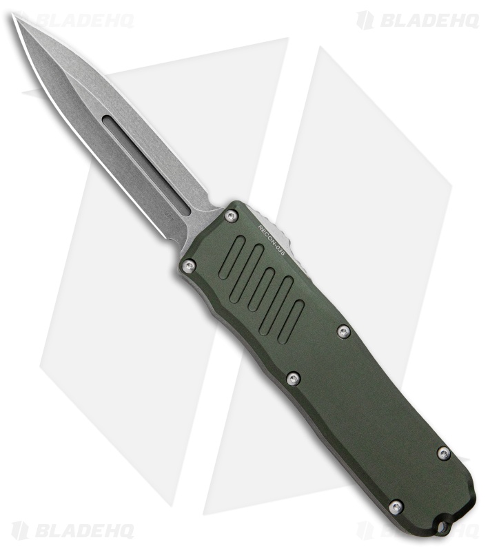 Guardian Tactical RECON-035 D/A OTF Automatic Dagger OD Green (3.3" Stonewash)