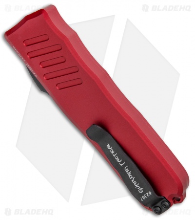 Guardian Tactical RECON-035 D/A OTF Automatic Dagger Red (3.3" Black) 