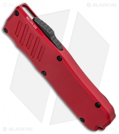 Guardian Tactical RECON-035 D/A OTF Automatic Dagger Red (3.3" Black) 