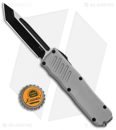 Guardian Tactical RECON-035 Tanto D/A OTF Automatic Knife Gray  (3.3" Two-Tone) 
