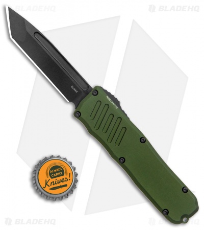 Guardian Tactical RECON-035 Tanto OTF Automatic Knife OD Green (3.3" Black) 