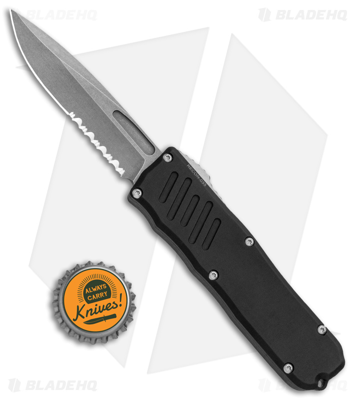 Guardian Tactical RECON-035 D/A OTF Automatic Knife (3.3" Stonewash Serr) 93512