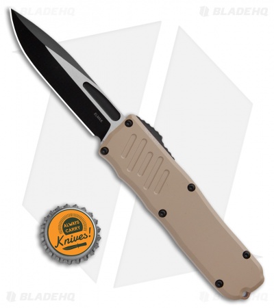411Guardian Tactical RECON-035 D/A OTF Automatic Knife Tan (3.3" Two-Tone) 97211