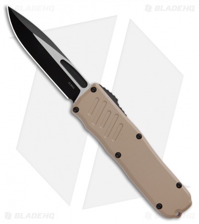 411Guardian Tactical RECON-035 D/A OTF Automatic Knife Tan (3.3" Two-Tone) 97211