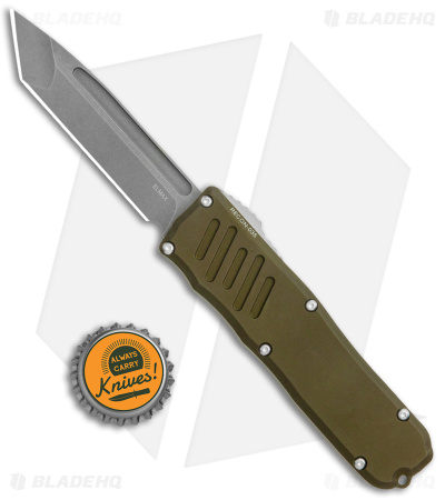 Guardian Tactical RECON-035 Tanto D/A OTF Automatic Knife OD Green (3.3" SW)