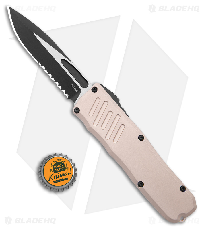 Guardian Tactical RECON-035 D/A OTF Knife Tan Al TT - BHQ