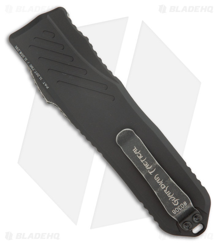 Guardian Tactical RECON-035 G2 S/E OTF MagnaCut Knife Black Al (3.3" Dark SW)