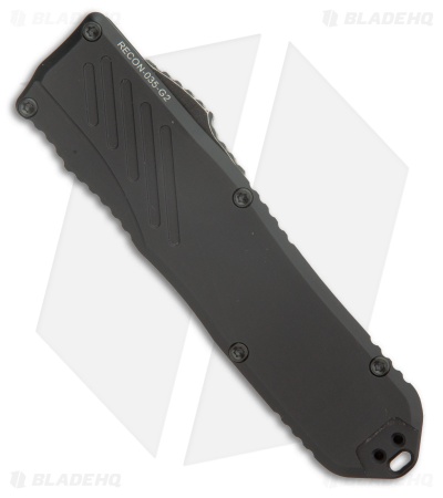 Guardian Tactical RECON-035 G2 S/E OTF MagnaCut Knife Black Al (3.3" Dark SW)