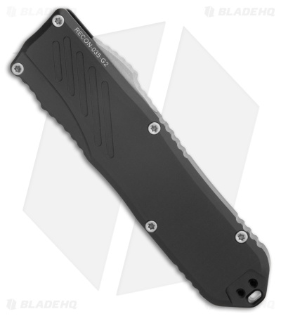 Guardian Tactical RECON-035 G2 S/E OTF MagnaCut Knife Black Aluminum (3.3" SW)