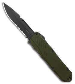 Guardian Tactical RECON-035 G2 S/E OTF MagnaCut Knife OD Green (3.3" Black Serr)