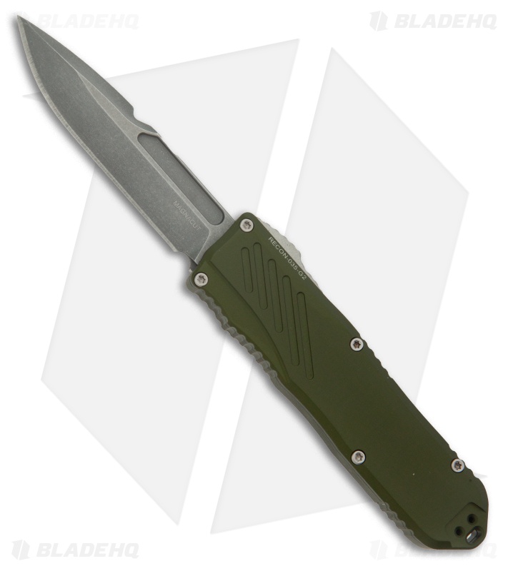 Guardian Tactical RECON-035 G2 S/E OTF MagnaCut Knife OD Green (3.3" Dark SW)