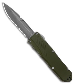 Guardian Tactical RECON-035 G2 S/E OTF MagnaCut Knife OD Green (3" Dark SW Serr)