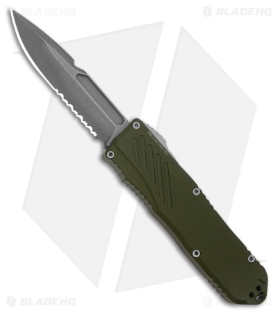 Guardian Tactical RECON-035 G2 S/E OTF MagnaCut Knife OD Green (3" Dark SW Serr)