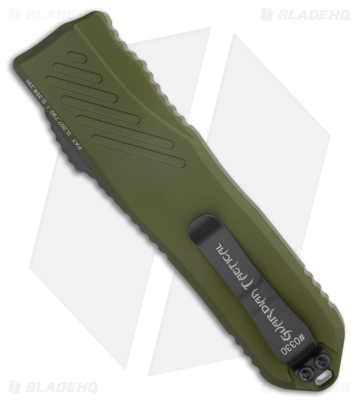 Guardian Tactical RECON-035 G2 S/E OTF MagnaCut Knife OD Green (3.3" Black)