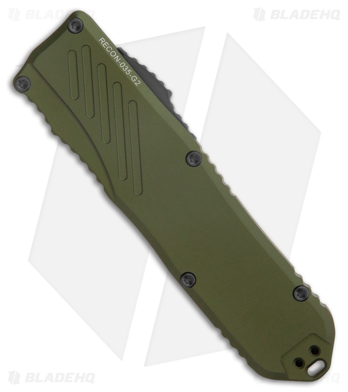 Guardian Tactical RECON-035 G2 S/E OTF MagnaCut Knife OD Green (3.3" Black Serr)
