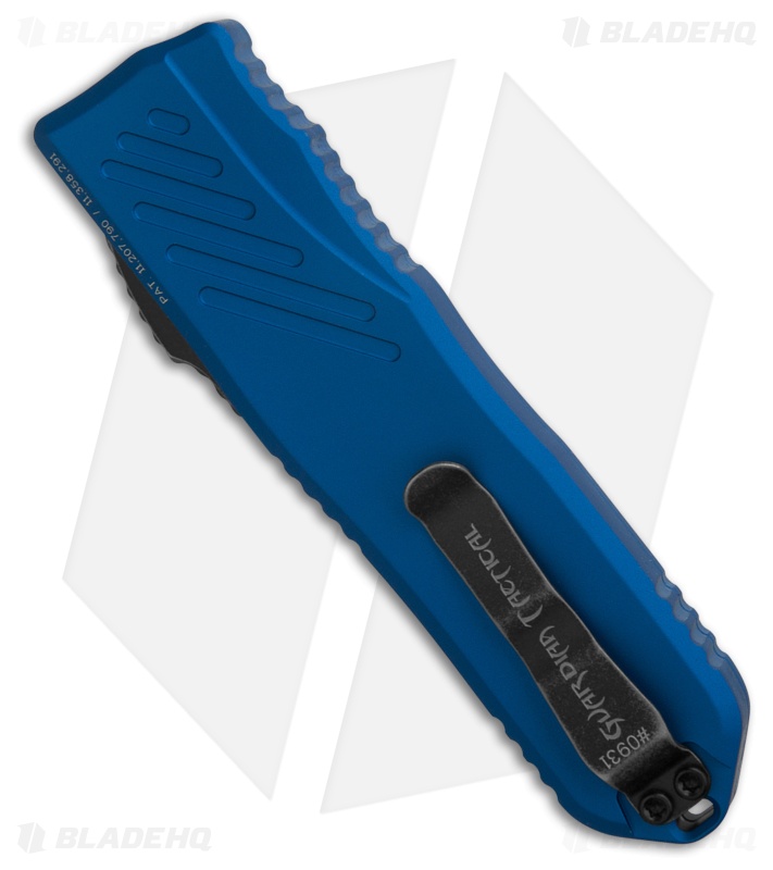 Guardian Tactical RECON-035 G2 S/E OTF MagnaCut Knife Blue Al (3.3" Dark SW)
