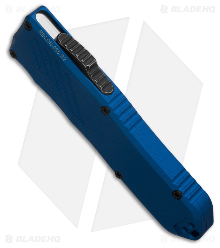 Guardian Tactical RECON-035 G2 S/E OTF MagnaCut Knife Blue Al (3.3" Dark SW)