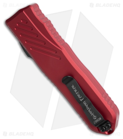 Guardian Tactical RECON-035 G2 S/E OTF MagnaCut Knife Red (3.3" Two-Tone Serr)