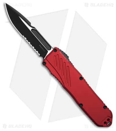 Guardian Tactical RECON-035 G2 S/E OTF MagnaCut Knife Red (3.3" Two-Tone Serr)