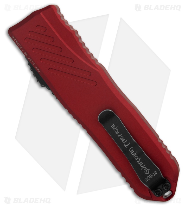 Guardian Tactical RECON-035 G2 S/E OTF MagnaCut Knife Red Al (3.3" Dark SW)