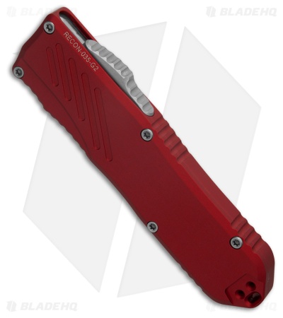 Guardian Tactical RECON-035 G2 S/E OTF MagnaCut Knife Red Al (3.3" SW Serr)