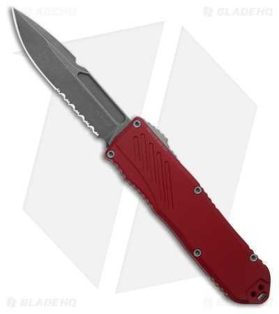 Guardian Tactical RECON-035 G2 S/E OTF MagnaCut Knife Red Al (3.3" SW Serr)