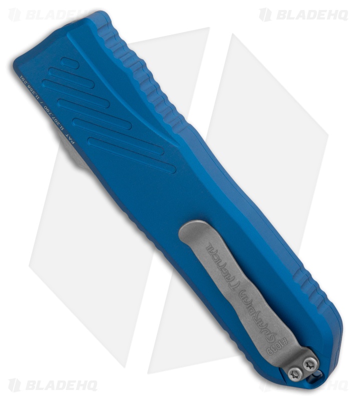Guardian Tactical RECON-035 G2 T/E OTF Knife Blue Aluminum (3.3" SW)