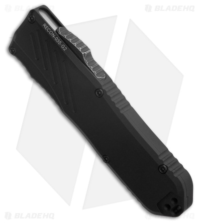 Guardian Tactical RECON-035 G2 T/E OTF MagnaCut Knife Black Al (3.3" Black)