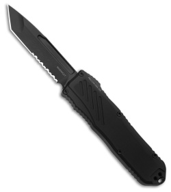 Guardian Tactical RECON-035 G2 T/E OTF MagnaCut Knife Black Al (3.3" Black Serr)