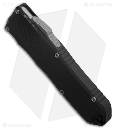 Guardian Tactical RECON-035 G2 T/E OTF MagnaCut Knife Black Al (3.3" Two-Tone)