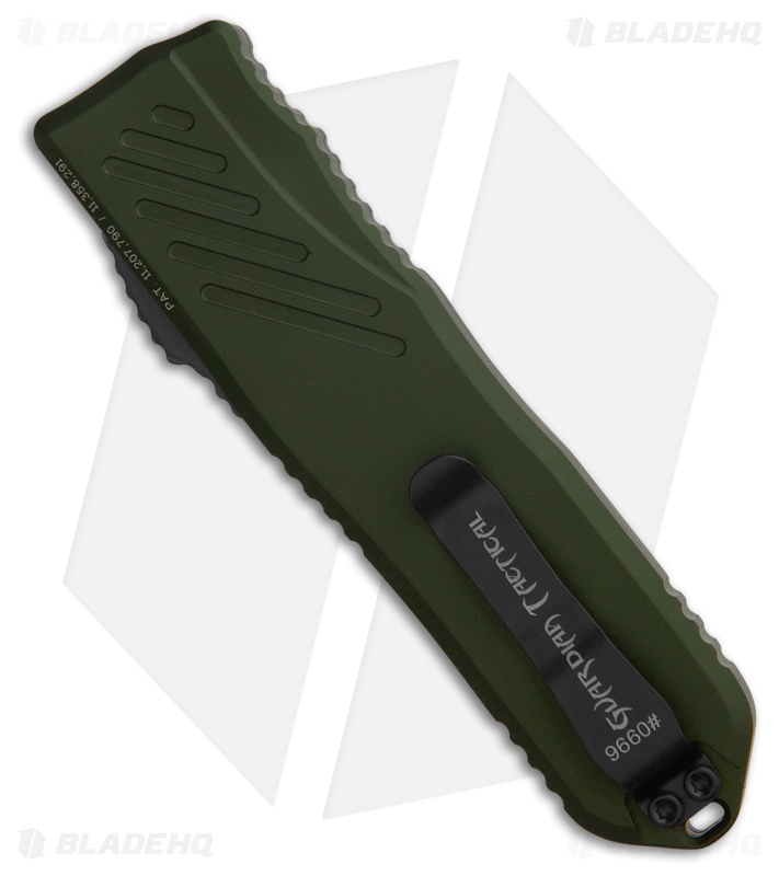 Guardian Tactical RECON-035 G2 T/E OTF MagnaCut Knife OD Green (3.3" Two-Tone)