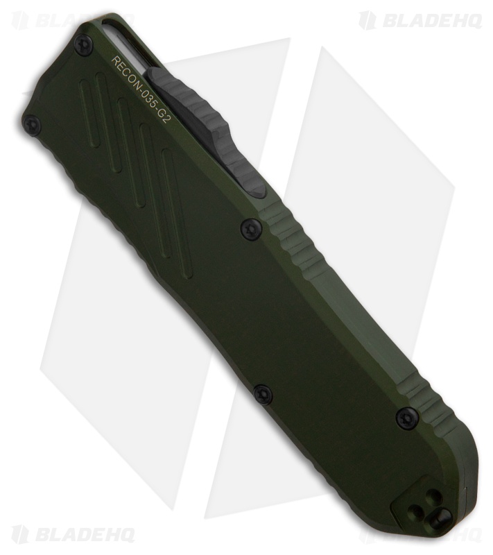 Guardian Tactical RECON-035 G2 T/E OTF MagnaCut Knife OD Green (3.3" Two-Tone)