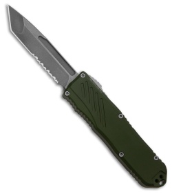 Guardian Tactical RECON-035 G2 T/E OTF MagnaCut Knife OD Green Al (3.3" SW Serr)