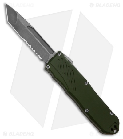 Guardian Tactical RECON-035 G2 T/E OTF MagnaCut Knife OD Green Al (3.3" SW Serr)