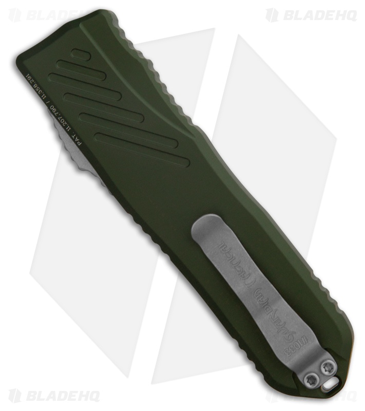 Guardian Tactical RECON-035 G2 T/E OTF MagnaCut Knife OD Green Al (3.3" SW Serr)