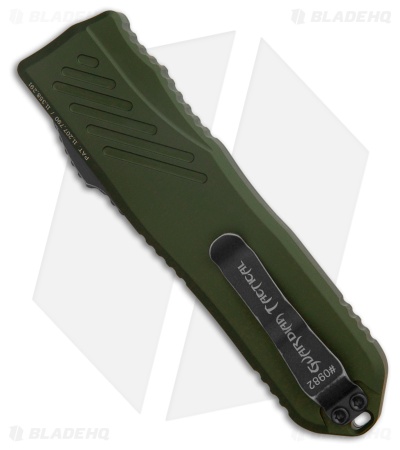 Guardian Tactical RECON-035 G2 T/E OTF Knife OD Green (3.3" Dark SW Serr)