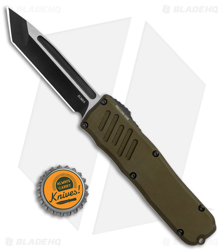 Guardian Tactical RECON-035 | D/A OTF Knife | OD Green + Tanto