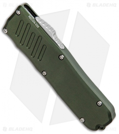 Guardian Tactical RECON-035 D/A OTF Automatic Knife OD Green (3.3" SW Serr) 