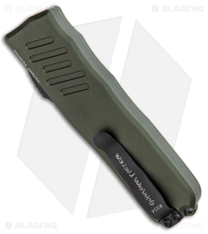 Guardian Tactical RECON-035 D/A OTF Automatic Knife OD Green (3.3"Two-Tone Serr)