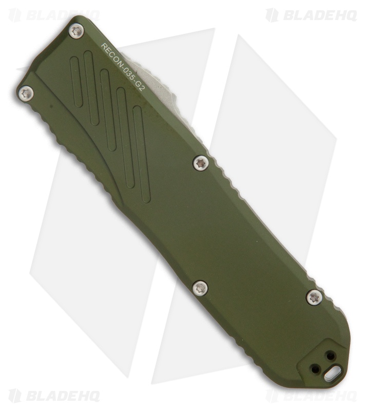 Guardian Tactical RECON-035 G2 S/E OTF MagnaCut Knife OD Green (3.3" SW Serr)
