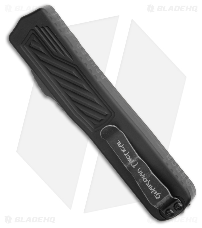 Guardian Tactical Scout S/E OTF Automatic Knife Black Alum (3.5" Dark SW Serr)