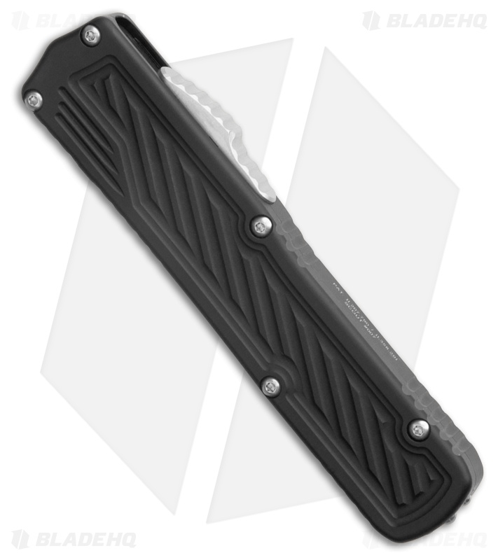 Guardian Tactical Scout S/E OTF Automatic Knife Black Aluminum (3.5" SW Serr)
