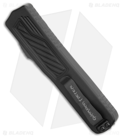 Guardian Tactical Scout S/E OTF Automatic Knife Black Aluminum (3.5" Black Serr)