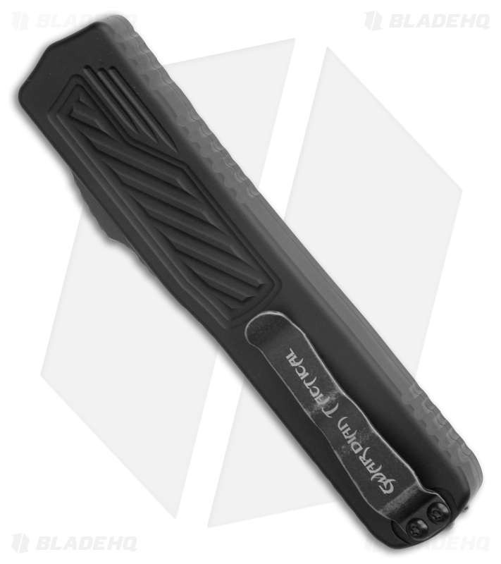 Guardian Tactical Scout S/E OTF Automatic Knife Black Aluminum (3.5" Dark SW)