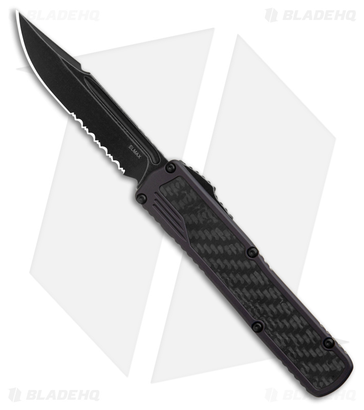 Guardian Tactical Scout S/E OTF Automatic Knife Gray/CF (3.5" Black SW Serr)