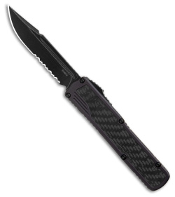 Guardian Tactical Scout S/E OTF Automatic Knife Gray/CF (3.5" Black SW Serr)